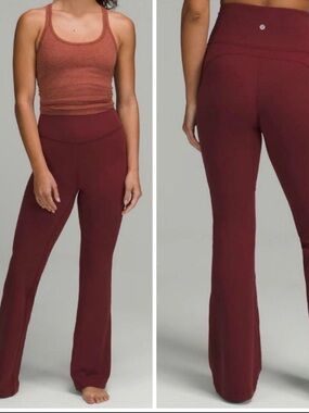 lululemon athletica Boot-Cut Flare Pants in Deep Burgundy